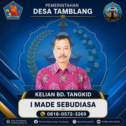 Kelian Banjar Dinas Tangkid